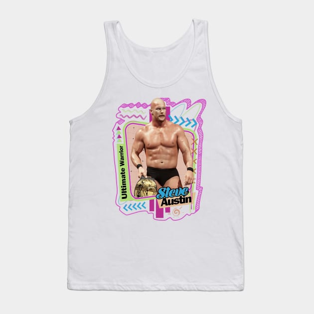 Wrestler Ultimate Warrior Steve Austin Tank Top by PICK AND DRAG